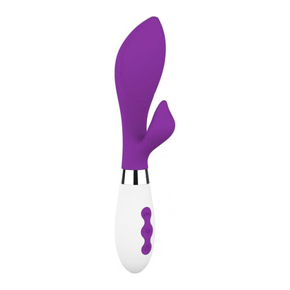 Achelois Rechargeable Clitoral and G-Spot Vibrator - Model AR-5200 - For Women - Dual Stimulation - Purple