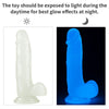 Lumino Pleasure Glow Dildo 7.5in - The Ultimate Blue Glow Pleasure for All Genders and Sensual Delights - Adult Naughty Store