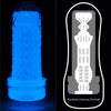 Lumino Play Pocket Masturbator - Model X2021 - Men's Intense Stimulation Sleeve - Blue Glow