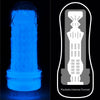 Lumino Play Pocket Masturbator - Model X2021 - Men's Intense Stimulation Sleeve - Blue Glow - Adult Naughty Store