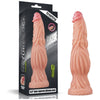 Love Toy Dual Layered Platinum Silicone Cock 9.5in - Model X123 - For Him - Lifelike Realistic Dildo - Flesh - Adult Naughty Store