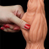 Love Toy Dual Layered Platinum Silicone Cock 9.5in - Model X123 - For Him - Lifelike Realistic Dildo - Flesh - Adult Naughty Store