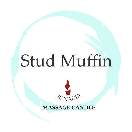 Sud Muffin Massage Candle - Premium Coconut and Soy Wax - Cashmere & Leather Scent - 150g