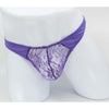 Introducing the Sensual Pleasure Men's Lace Pouch G-String - MEN1511A: A Versatile Delight for Intimate Adventures in Black, Red, Light Pink, Pink, and Purple - Adult Naughty Store