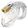 CB-X Mr. Stubb Clear Cock Cage - Ultimate Male Chastity Device for Intense Pleasure and Control