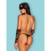 Kokietta KT-1001 Translucent Black Thong - Sensual Women's Lingerie for Intimate Seduction