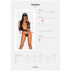 Kokietta KT-1001 Translucent Black Thong - Sensual Women's Lingerie for Intimate Seduction