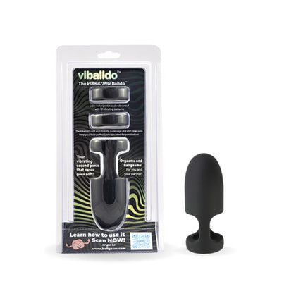 Luxe Pleasure Devices Viballdo V10 Vibrating Ball-Dildo for Men and Women - Scrotal and Penetrative Bliss - Soft Pink