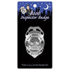 Sensual Pleasure Co. Boob Inspector Badge - The Ultimate Double D Power Play Sex Toy - Model BIB-1001 - Unisex - Breast Stimulation - Silver - Adult Naughty Store