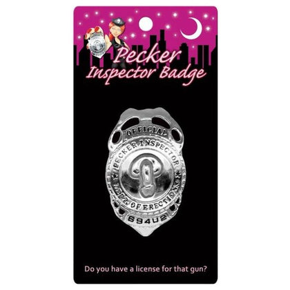 Introducing the Department of Erections Pecker Inspector Badge - The Ultimate Power Play for Bride or Groom-to-Be! - Adult Naughty Store