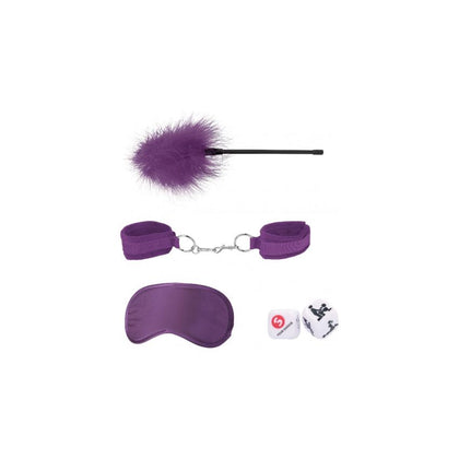 Introducing the Sensual Pleasures Bondage Kit - Model 2, Purple: A Complete Set for Unforgettable Experiences - Adult Naughty Store