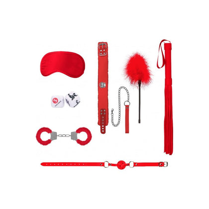 Introducing the Seductiva Bondage Kit 6R - The Ultimate Red Beginner's BDSM Experience