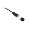 Introducing OUCH! Silicone Vibrating Bullet Plug With Beaded Tip - Urethral Sounding - Model UTVBP-001 - Unisex - Prostate Stimulation - Black - Adult Naughty Store