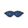 Introducing the OUCH! Denim Eye Mask - Roughend Denim Style - Blue: The Ultimate Unisex BDSM Blindfold for Sensory Deprivation and Pleasure