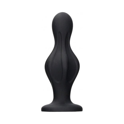 Introducing the Sensual Pleasure Diamond Shape Butt Plug - Model X1B for Ultimate Anal Stimulation - Unisex - Black