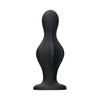 Introducing the Sensual Pleasure Diamond Shape Butt Plug - Model X1B for Ultimate Anal Stimulation - Unisex - Black - Adult Naughty Store