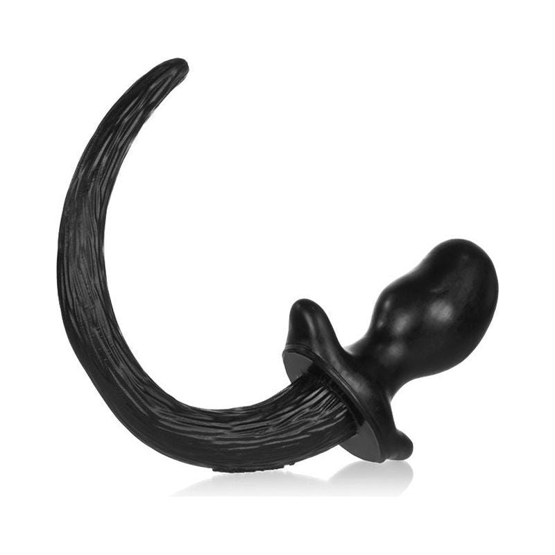 Pure Pleasure Pug S Silicone Puppy Tail Butt Plug - Sensual Black Silicone Anal Toy for All Genders