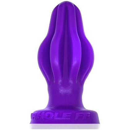 Introducing the SensaPleasure AH-1 Deep Purple Finned Buttplug - The Ultimate Pleasure Experience for Him and Her