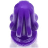 Introducing the SensaPleasure AH-1 Deep Purple Finned Buttplug - The Ultimate Pleasure Experience for Him and Her - Adult Naughty Store