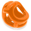 Oxballs Lite Cocksling Air Orange - The Sensational 3-Ring Open Cock and Ball Sling for Enhanced Pleasure!