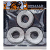 OXBALLS Fat Willy 3 Pc Jumbo Cockrings - The Ultimate Pleasure Enhancer for Men - Model FW-3 - Clear

Introducing the OXBALLS Fat Willy FW-3 Clear Jumbo Cockrings: Unleash Sensational Pleasur - Adult Naughty Store