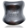 OXBALLS Mega Squeeze Ergofit Ball Stretcher Steel: The Ultimate Pleasure Enhancer for Intense Sensations, Model MS-2021, Designed for Men, Testicle Stimulation, Glossy Black - Adult Naughty Store