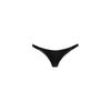 Serpentia Sensualis - Model SS-001: Exquisite Black Wetlook Thong for Women's Sensual Pleasure