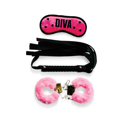 Introducing the LuxeXtasy Diva Play Kit - The Ultimate BDSM Pleasure Set for Beginners - Model DX-2001 - Unleash Your Inner Diva! - Adult Naughty Store