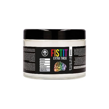 Fist It Professional Extra Thick Rainbow 500ml Water-Based Lubricant for All Genders - Intense Pleasure, Vibrant Colors - Adult Naughty Store