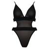 Muse PL005BLK Black Cut Out Mesh Bodysuit - Sensational Intimate Apparel for Alluring Moments - Adult Naughty Store