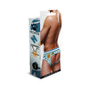 Prowler Sensual Blue and White Autumn Open Back Brief - Men's Backless Underwear