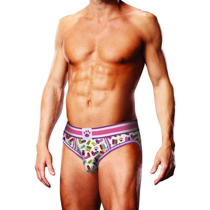 Prowler Gummy Bears Open Back Brief - Sensual Pleasure Panties for Men and Women - Model PB-OB-001 - Purple Passion