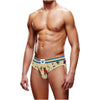 Prowler Lumberbear LB-1001 Men's Blue/Beige Open Back Brief - Sensational Erotic Pleasure for the Adventurous Gentleman - Adult Naughty Store