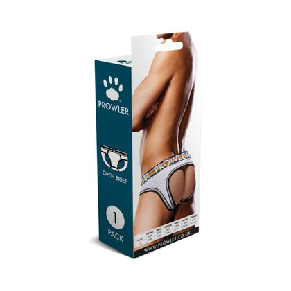 Prowler Oversized Paw Open Back Brief White - Adult Naughty Store