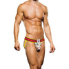 Prowler Berlin XJ-3001 Men's Vibrant Red Contoured Pouch Jock Strap - Enhanced Comfort and Support