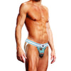 Prowler Miami Jockstrap: Beach God Men's Beach-Themed Underwear - Model PJM-001, Vibrant Miami Beach Theme, Men's, Sensational Support and Comfort, Playful and Seductive, Paw Print Logo Waistband