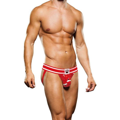 Prowler Reindeer Jock Strap Red White - Festive Comfort for Holiday Fun!