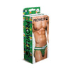 Prowler Festive Green and White Christmas Tree Jock Strap - Men's Stretchy Comfortable Underwear for Naughty Holiday Shenanigans - Adult Naughty Store