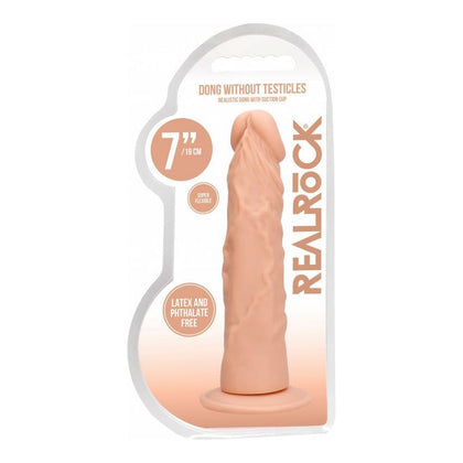 VelvetSkin 7'' Realistic Dildo - Model X7 - Unisex - Lifelike Pleasure - Flesh - Adult Naughty Store