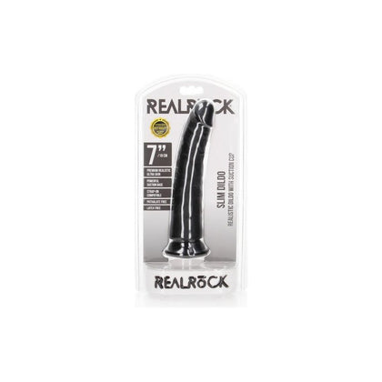 RealRock Slim RS7 Unisex G-Spot Stimulation Natural Skin Tone Dildo - Adult Naughty Store