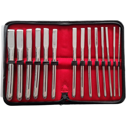 Introducing the Hegar Stainless Steel Uterine Dilator 14 Piece Set - The Ultimate Pleasure Companion for Intimate Exploration - Adult Naughty Store