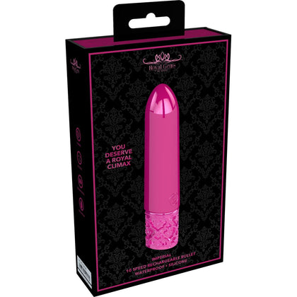 Imperial - Rechargeable Silicone Bullet Vibrator - Model X123 - Pink - For All Genders - Intense Clitoral Stimulation