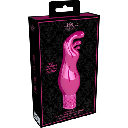 Exquisite Pleasure Palace - Rechargeable Silicone Bullet Vibrator - Model EPP-001 - Unisex - Clitoral and G-Spot Stimulation - Pink