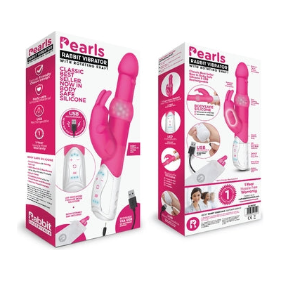 Rabbit Essentials Rechargeable Pleasure Pearls Rabbit - Hot Pink
Introducing the Rabbit Essentials Pleasure Pearls Rechargeable Rabbit Vibrator - Model RPR-3000: The Ultimate Hot Pink Delight - Adult Naughty Store