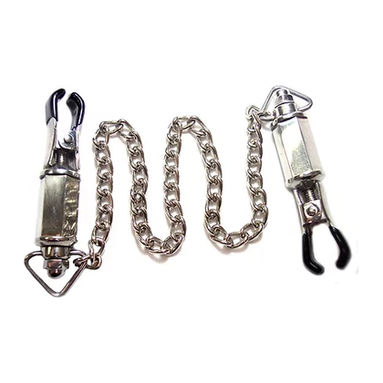 Stainless Steel Weighted Nipple Clamps - The Ultimate Pleasure Enhancer for Intense Sensations and Playful Exploration