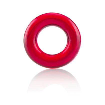 Adam's Ring O Red SEBS Erection Ring - Model 854885001856: Men's Body-Safe Stretchy Erection Ring for Enhanced Performance & Pleasure - Bold Red