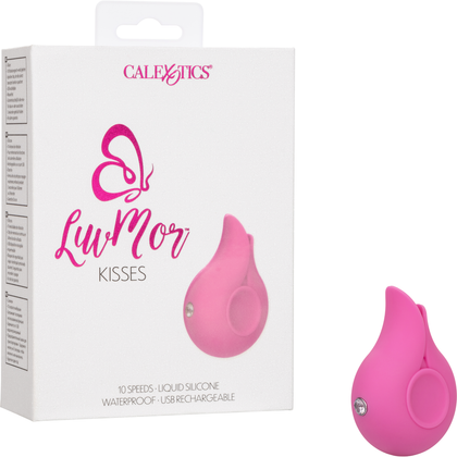 LuvMor™ Kisses Handheld Massager - Model X10: Ultimate Pleasure for All Genders - Intense Stimulation for Sensual Sweet Spots - Midnight Black - Adult Naughty Store