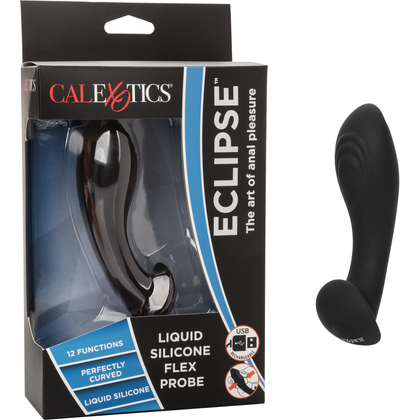 Introducing the SensaFlex™ Eclipse Liquid Silicone Flex Probe: A Sultry Delight for Sensational Backdoor Bliss - Adult Naughty Store