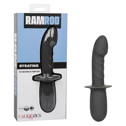 Experience Total Pleasure with Ramrod Gyrating Full Body Massager | Unisex Silicone Pleasure Toy R2 | Full Body Sensation | Black