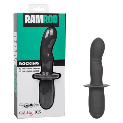 Ramrod R1 Vibrating Prostate Massager - Onyx Black Luxury Pleasure Device for Men